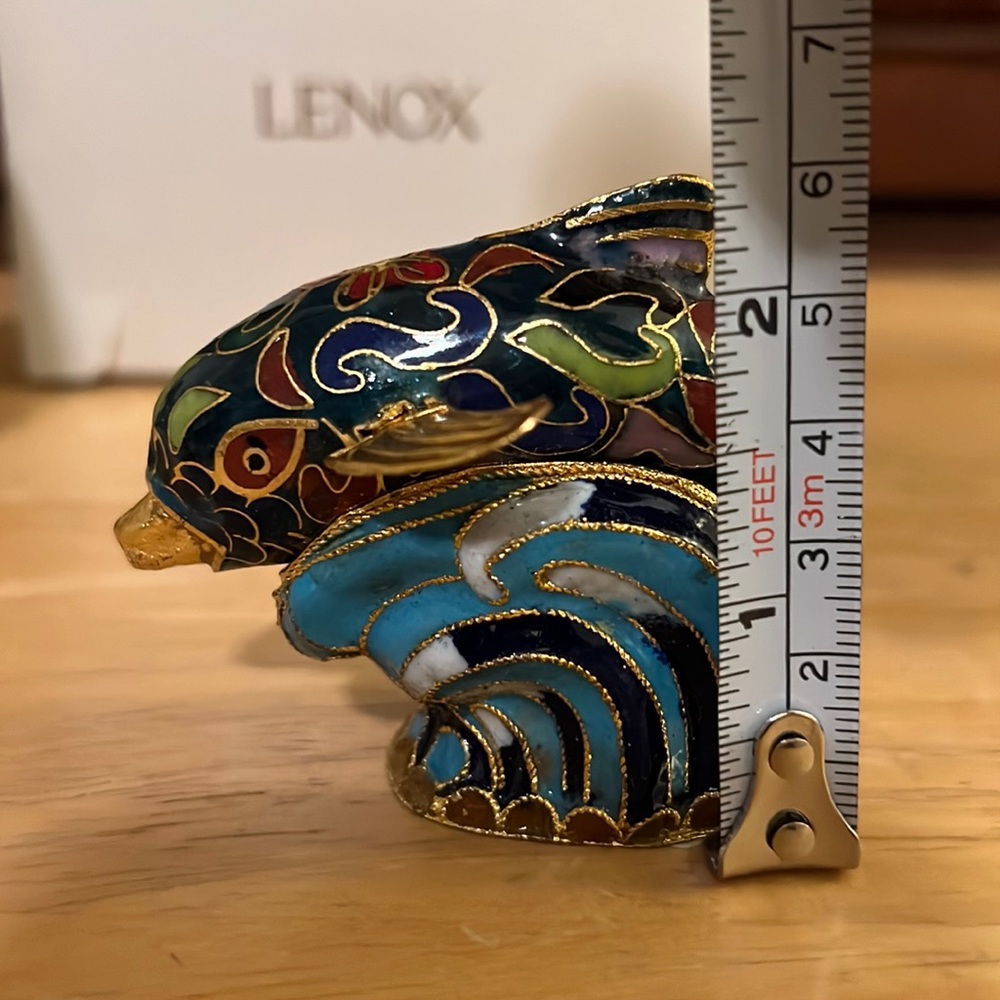 COLLECTIBLE LENOX CHINA DOLPHIN•NEW IN BOX - Picture 7 of 8